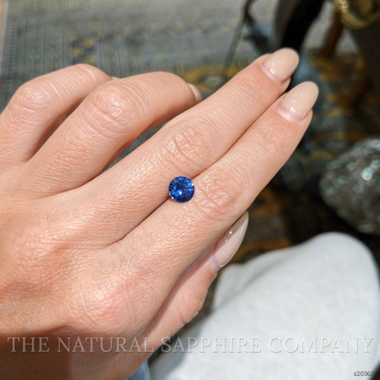 1.38 Ct. Blue Sapphire from Ceylon (Sri Lanka)