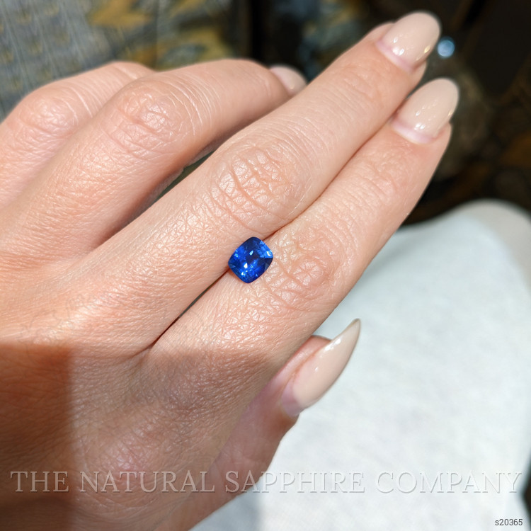 1.04 Ct. Blue Sapphire from Ceylon (Sri Lanka)