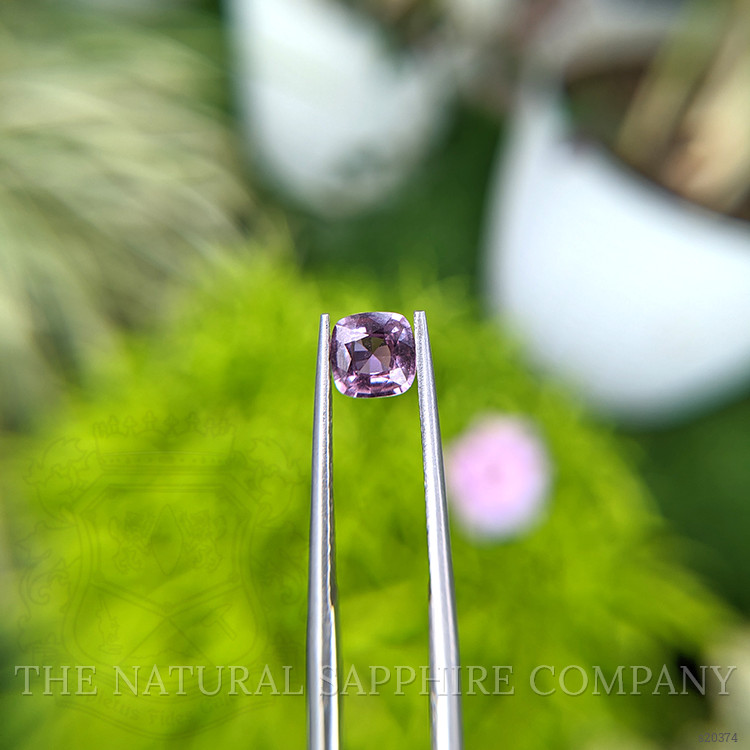 0.71 Ct. Pinkish Purple Sapphire from Ceylon (Sri Lanka)