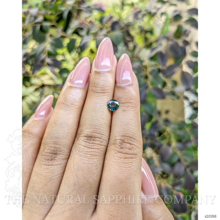0.72 Ct. Bluish Green Sapphire from Madagascar