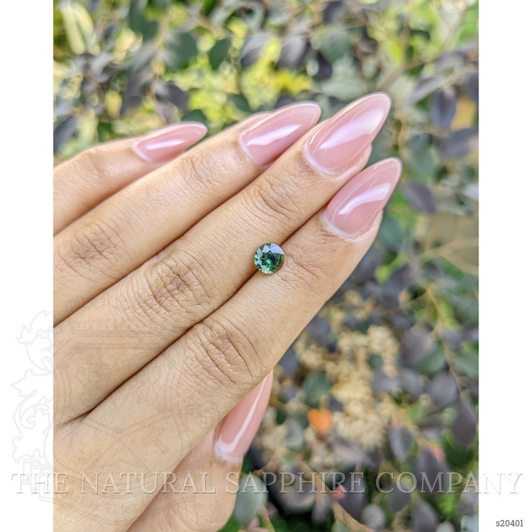 0.92 Ct. Green Sapphire from Madagascar