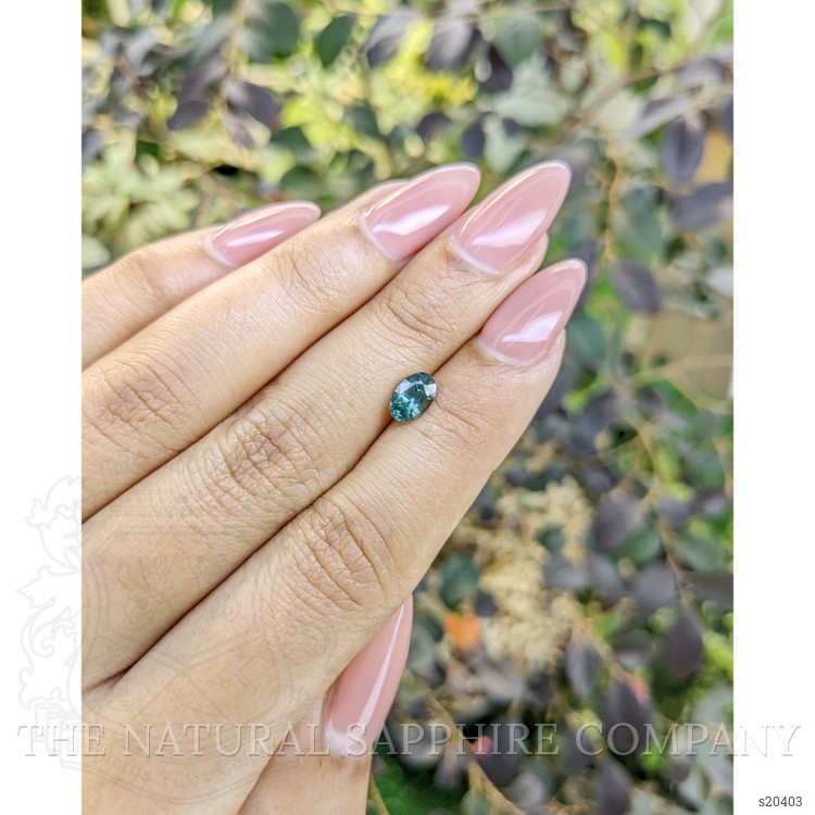 0.99 Ct. Bluish Green Sapphire from Madagascar