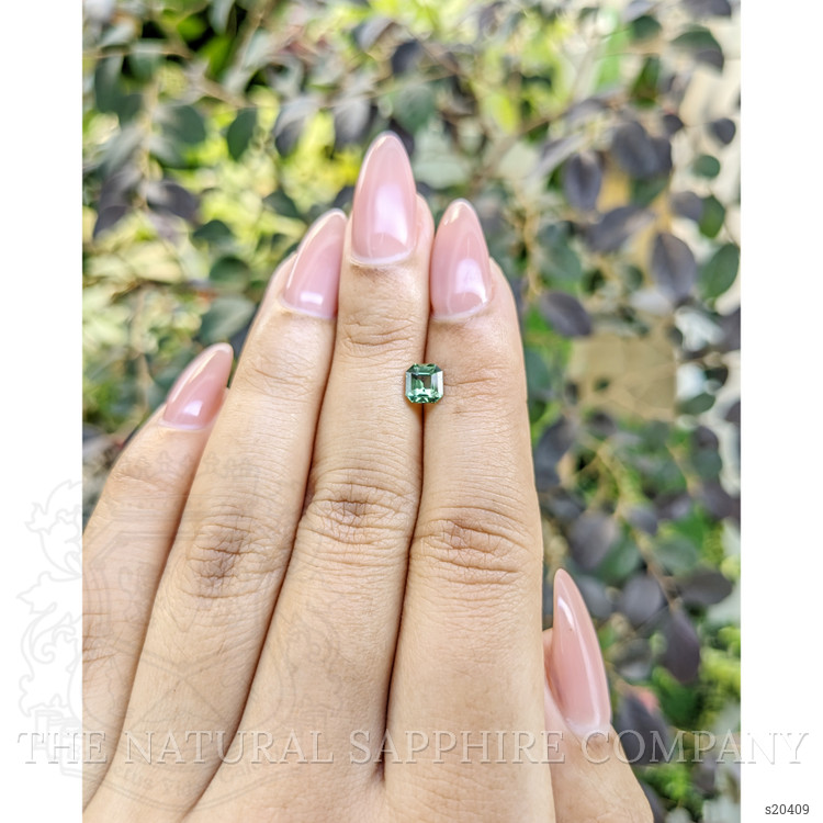 0.85 Ct. Green Sapphire from Madagascar