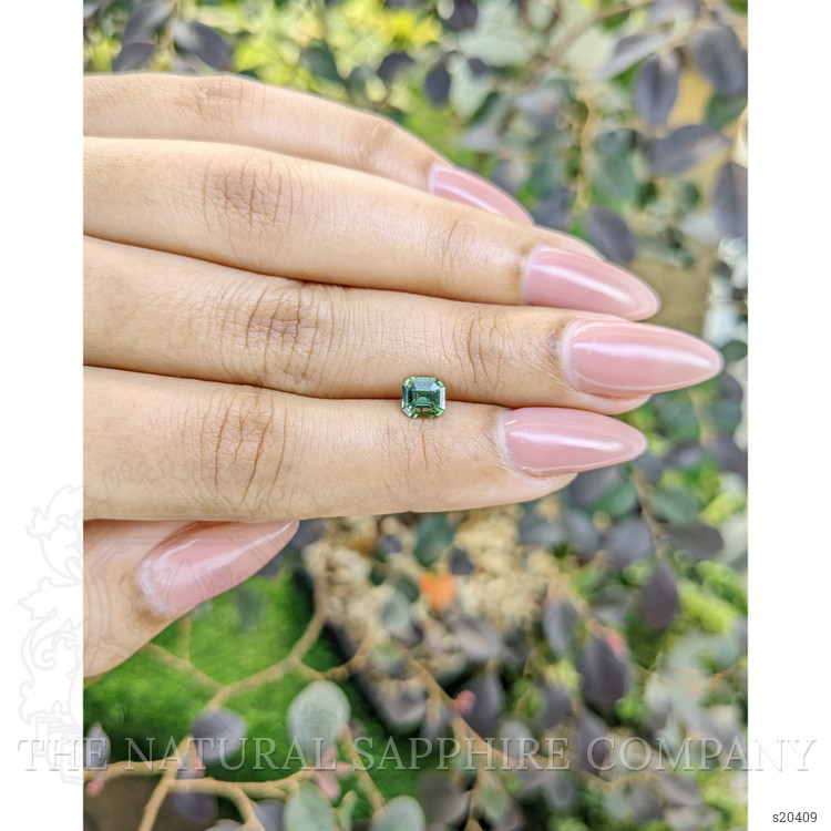0.85 Ct. Green Sapphire from Madagascar