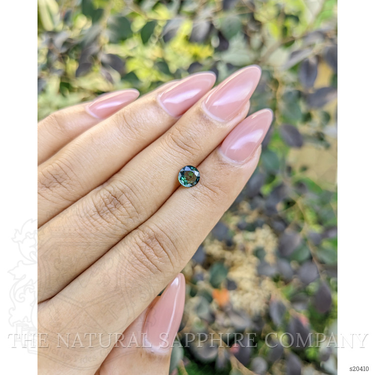 0.89 Ct. Green Sapphire from Madagascar
