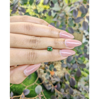 1.10 Ct. Green Sapphire from Madagascar Life Style