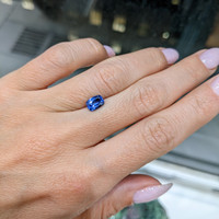1.08 Ct. Blue Sapphire from Ceylon (Sri Lanka) Life Style
