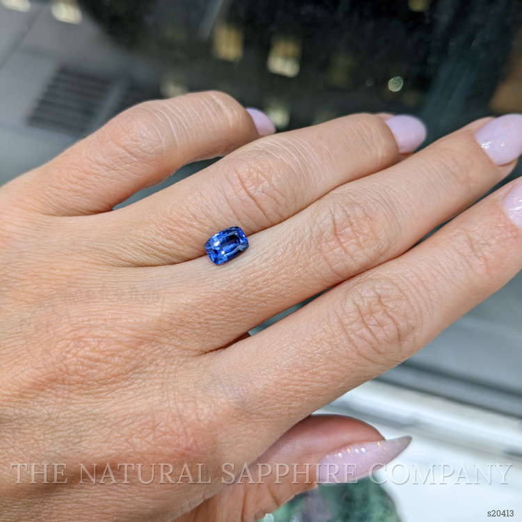 1.08 Ct. Blue Sapphire from Ceylon (Sri Lanka)