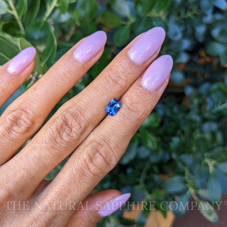 1.08 Ct. Blue Sapphire from Ceylon (Sri Lanka)