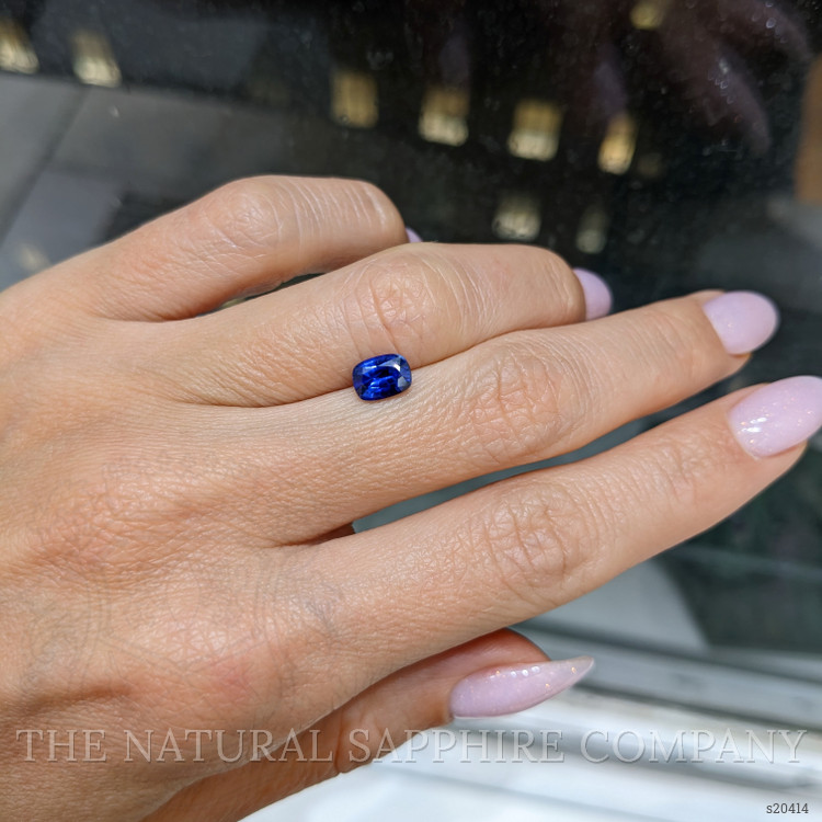 1.05 Ct. Blue Sapphire from Ceylon (Sri Lanka)