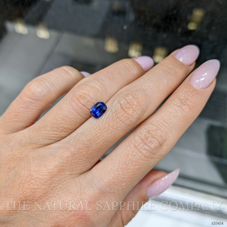 1.05 Ct. Blue Sapphire from Ceylon (Sri Lanka)