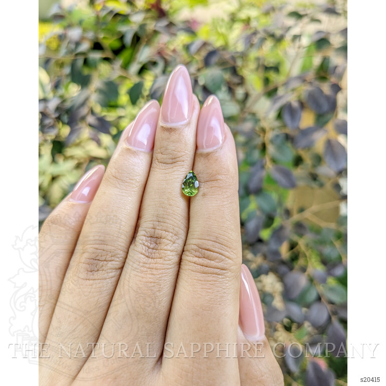 1.05 Ct. Green Sapphire from Thailand