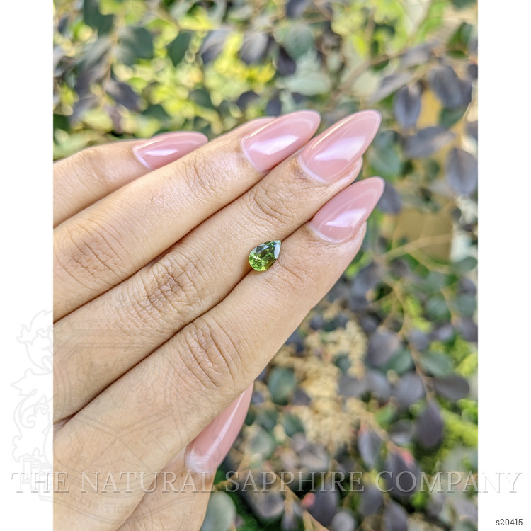 1.05 Ct. Green Sapphire from Thailand