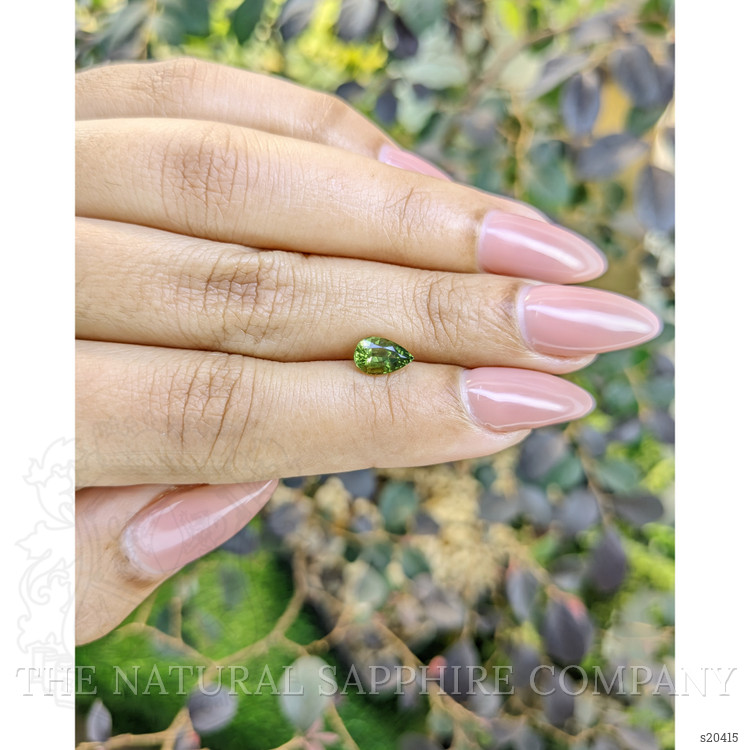 1.05 Ct. Green Sapphire from Thailand