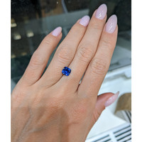 1.26 Ct. Blue Sapphire from Ceylon (Sri Lanka) Life Style