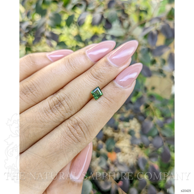 0.95 Ct. Green Sapphire from Madagascar