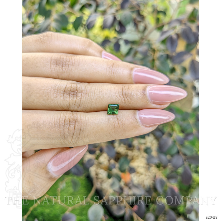 0.95 Ct. Green Sapphire from Madagascar