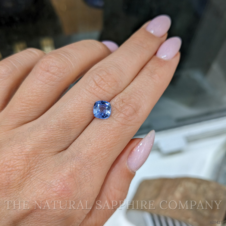 1.71 Ct. Blue Sapphire from Ceylon (Sri Lanka)
