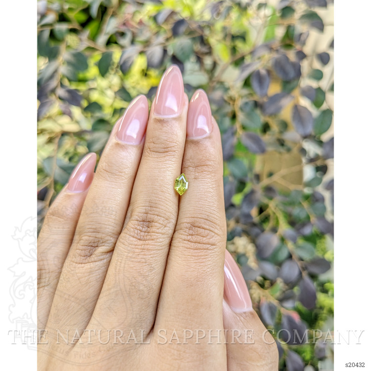 0.70 Ct. Yellowish Green Sapphire from Australia