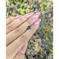 1.06 Ct. Green Sapphire from Madagascar Life Style
