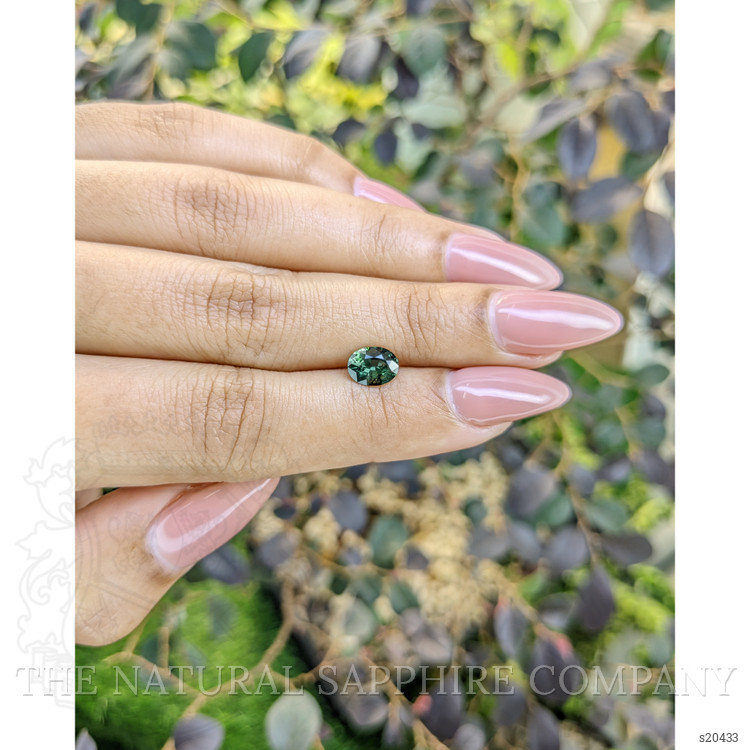 1.06 Ct. Green Sapphire from Madagascar