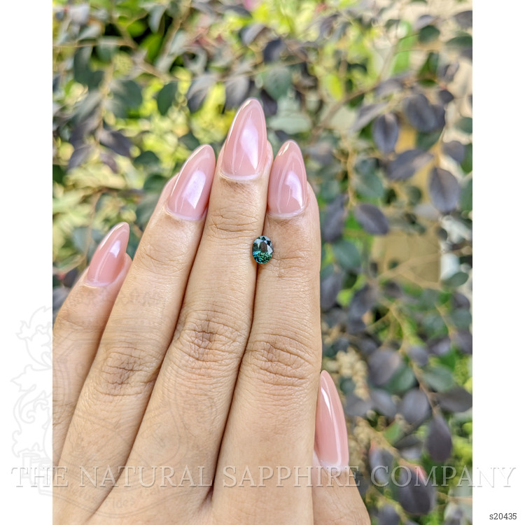 0.72 Ct. Green Sapphire from Madagascar