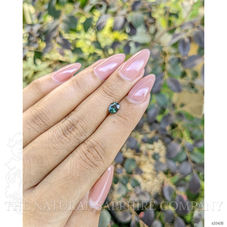 0.72 Ct. Green Sapphire from Madagascar