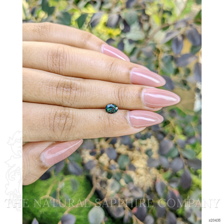 0.72 Ct. Green Sapphire from Madagascar