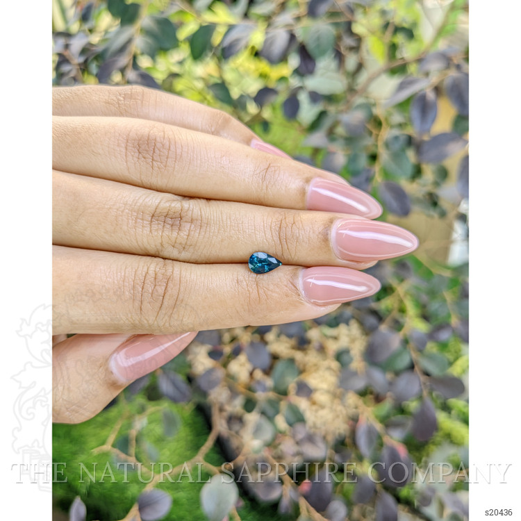 0.85 Ct. Greenish Blue Sapphire from Madagascar