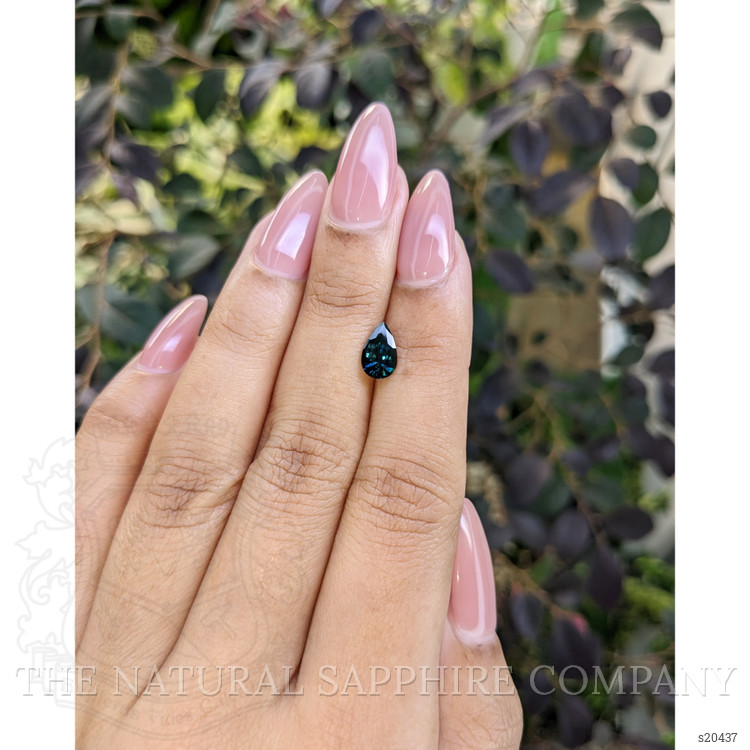 1.26 Ct. Greenish Blue Sapphire from Madagascar