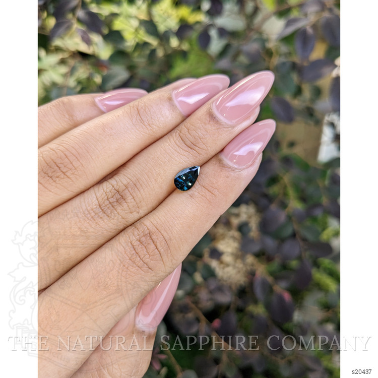 1.26 Ct. Greenish Blue Sapphire from Madagascar