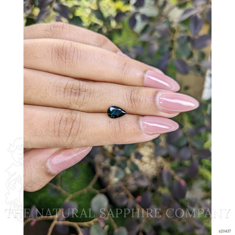 1.26 Ct. Greenish Blue Sapphire from Madagascar