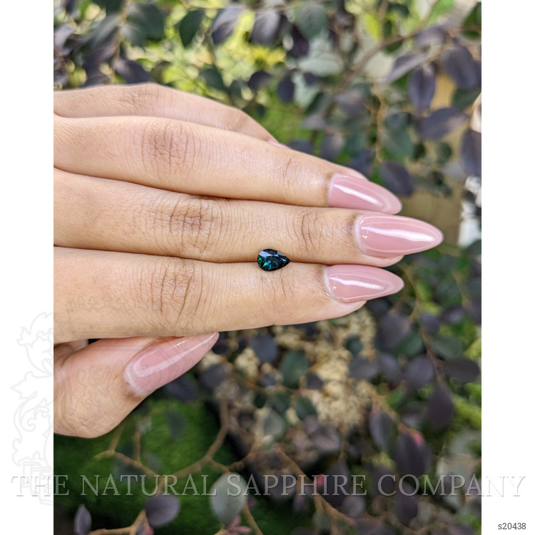 0.81 Ct. Greenish Blue Sapphire from Madagascar