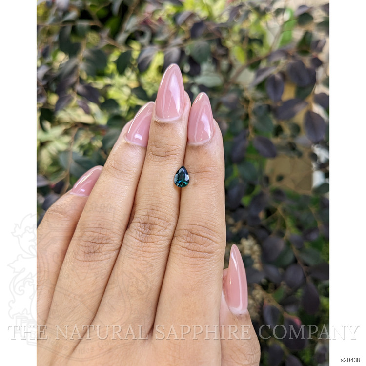 0.81 Ct. Greenish Blue Sapphire from Madagascar