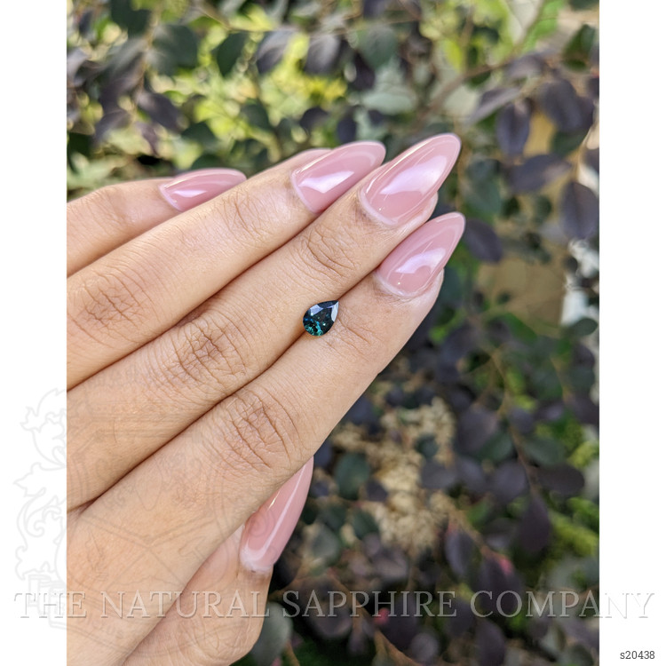 0.81 Ct. Greenish Blue Sapphire from Madagascar