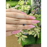 0.68 Ct. Blue Sapphire from Madagascar Life Style