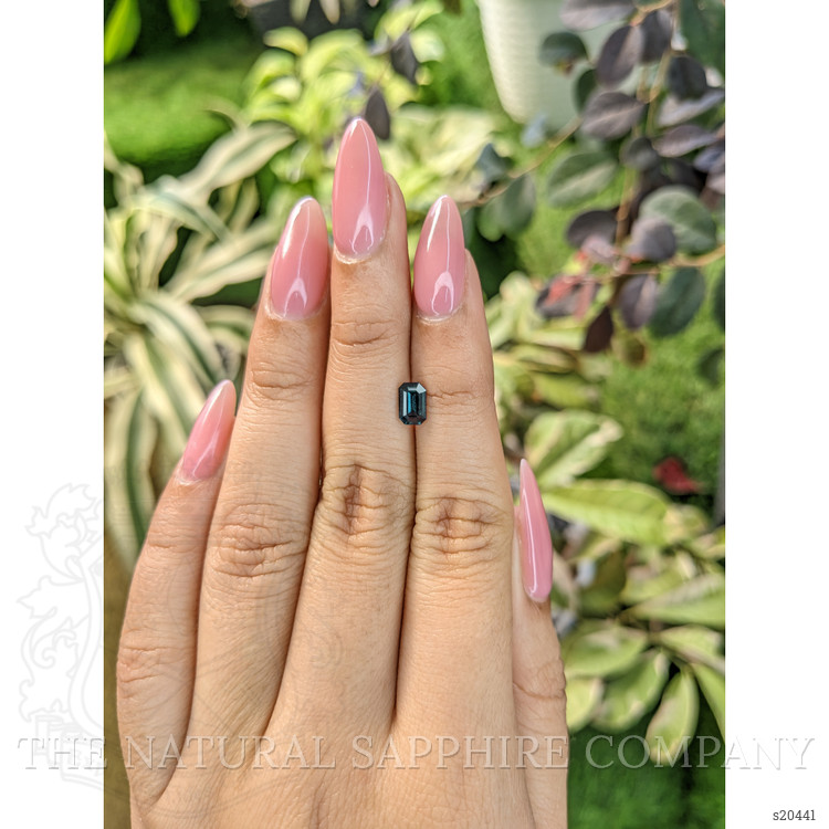 0.85 Ct. Greenish Blue Sapphire from Madagascar