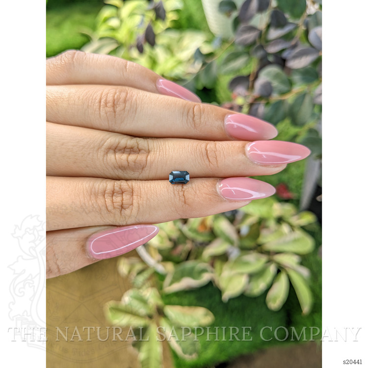 0.85 Ct. Greenish Blue Sapphire from Madagascar