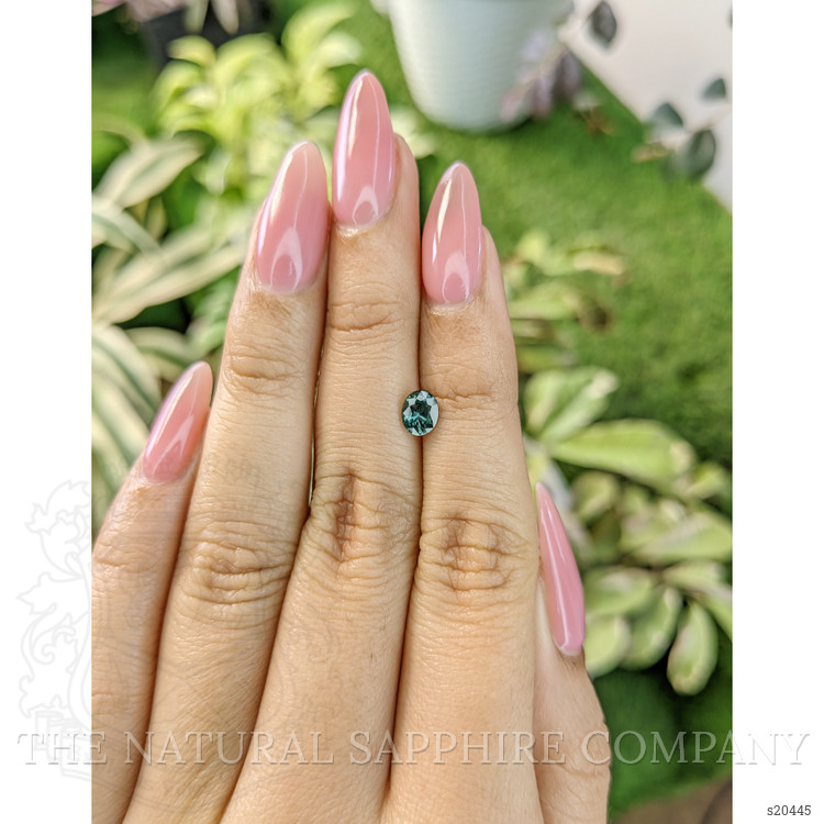 0.68 Ct. Green Sapphire from Madagascar