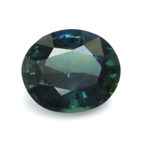 0.92 Ct. Greenish Blue Sapphire from Madagascar Video