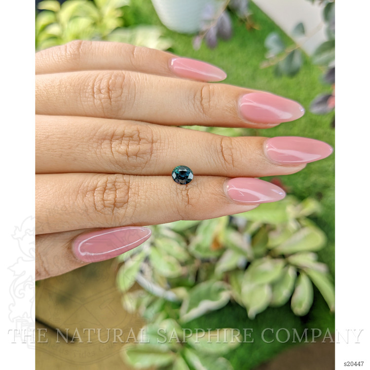 0.92 Ct. Greenish Blue Sapphire from Madagascar