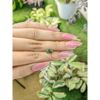 1.39 Ct. Green Sapphire from Australia Life Style