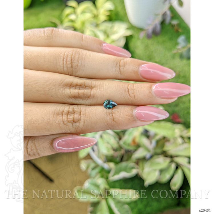 0.76 Ct. Bluish Green Sapphire from Madagascar