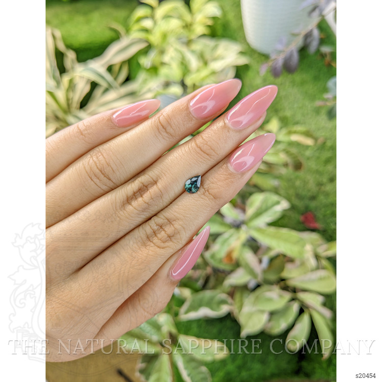 0.76 Ct. Bluish Green Sapphire from Madagascar