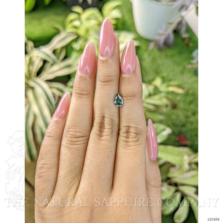 0.76 Ct. Bluish Green Sapphire from Madagascar