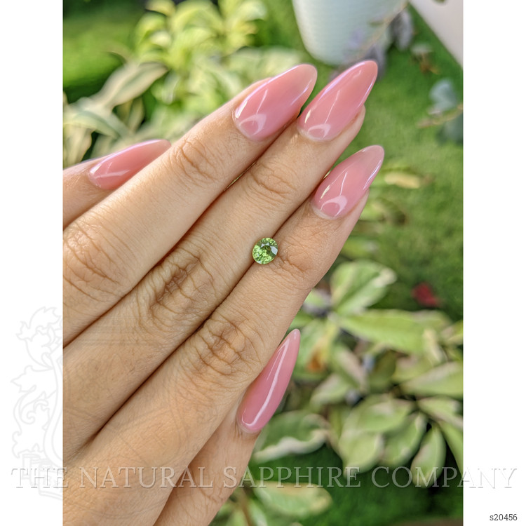 0.68 Ct. Green Sapphire from Madagascar