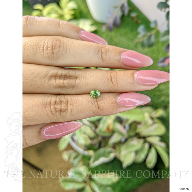 0.68 Ct. Green Sapphire from Madagascar