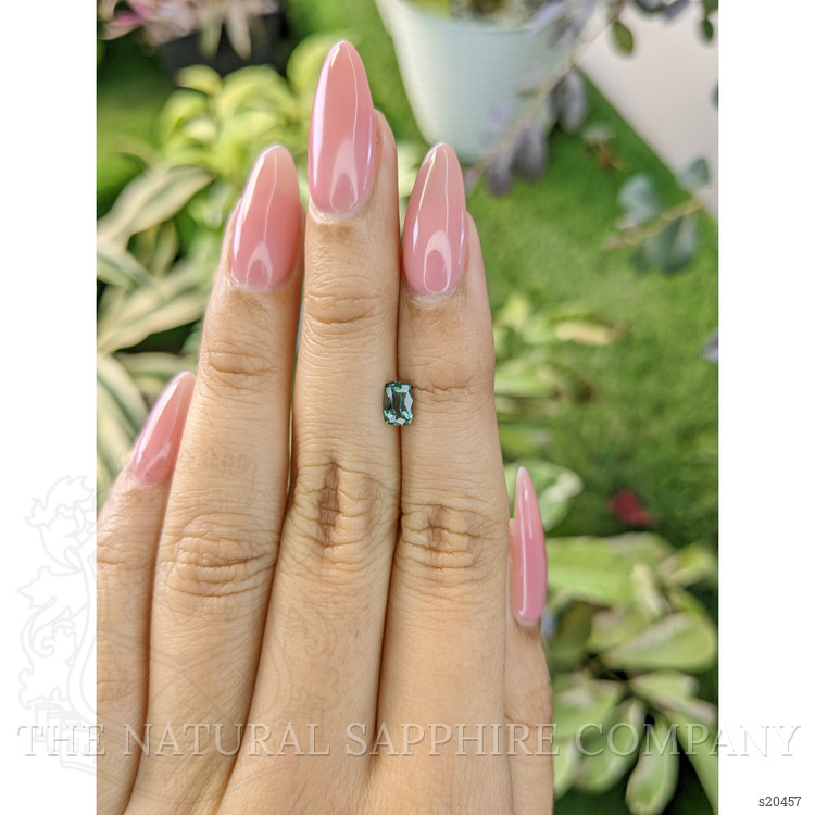0.63 Ct. Green Sapphire from Madagascar