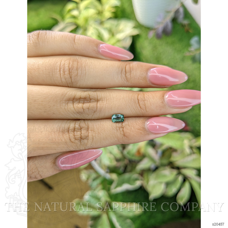 0.63 Ct. Green Sapphire from Madagascar