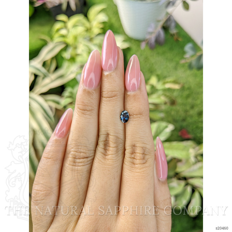 0.72 Ct. Greenish Blue Sapphire from Madagascar